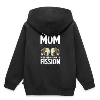 Nuklearingenieur für Kernkraftwerk und Kernenergie - Kinder Premium Organic Hoodie - Schwarz - Hinten - AI Model Kid Male (0cm)
