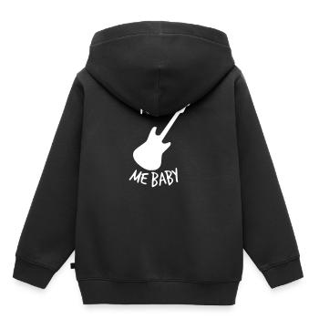 ROCK ME BABY - Sweat Premium à capuche enfant bio - noir - Dos - AI Model Kid Male (0cm)