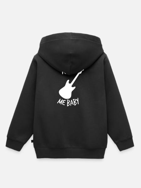 ROCK ME BABY - Sweat Premium à capuche enfant bio - noir