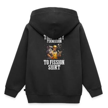Nuklearingenieur für Kernkraftwerk und Kernenergie - Kinder Premium Organic Hoodie - Schwarz - Hinten - AI Model Kid Male (0cm)