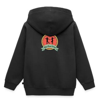 West Coast swing WCS westie dancing gift dance - Kids Premium Organic Hoodie - black - Back - AI Model Kid Male (0cm)