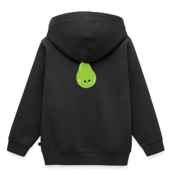 fruit - Sweat Premium à capuche enfant bio - noir - Dos - AI Model Kid Male (0cm)