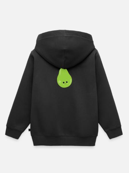 Obst - Kinder Premium Organic Hoodie - Schwarz
