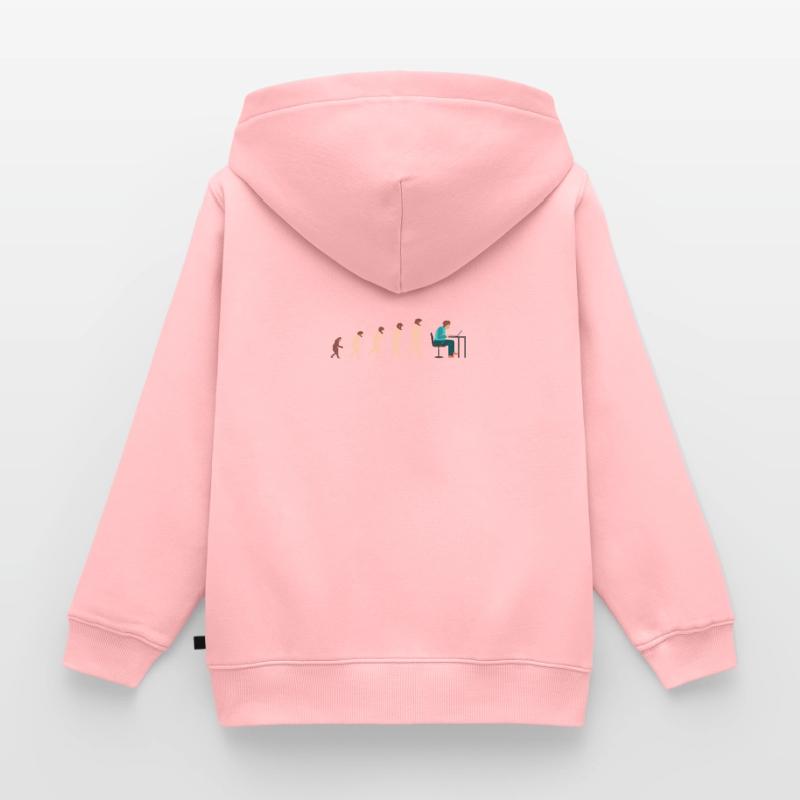 Evolution Developer Programmer Geschenkidee Kinder Premium Organic Hoodie