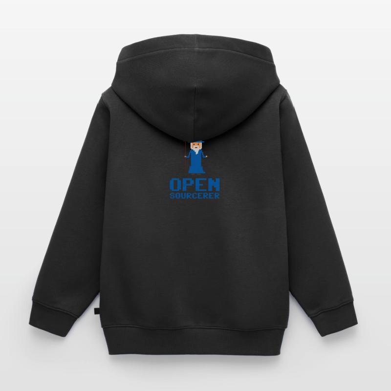 Developer Open Sourcerer Funny Gift Idea Kids Premium Organic Hoodie