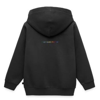 Black Lives Matter - Kinder Premium Organic Hoodie - Schwarz - Hinten - AI Model Kid Male (0cm)