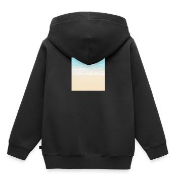 Beach Vacation Neck Gator Beach Photo - Kids Premium Organic Hoodie - black - Back - AI Model Kid Male (0cm)