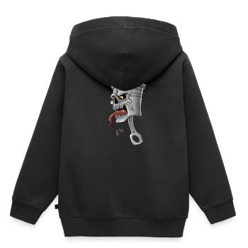 Cylindre maléfique - Cadeau de tuner de voiture tuner de voiture - Sweat Premium à capuche enfant bio - noir - Dos - AI Model Kid Male (0cm)
