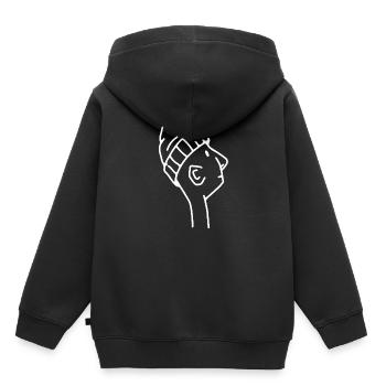 Funny guy - Kids Premium Organic Hoodie - black - Back - AI Model Kid Male (0cm)