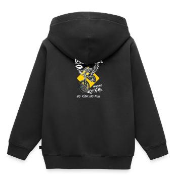 Downhill - Kids Premium Organic Hoodie - black - Back - AI Model Kid Male (0cm)