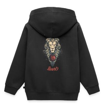 Wildlife Advocate - Kids Premium Organic Hoodie - black - Back - AI Model Kid Male (0cm)