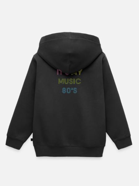 80 s Music - Kinder Premium Organic Hoodie - Schwarz