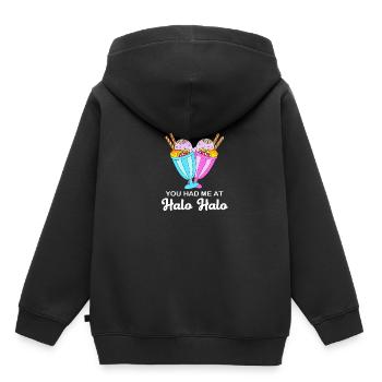 Philippinisch Philippinen - Kinder Premium Organic Hoodie - Schwarz - Hinten - AI Model Kid Male (0cm)