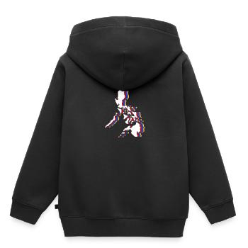 Philippinisch Philippinen - Kinder Premium Organic Hoodie - Schwarz - Hinten - AI Model Kid Male (0cm)
