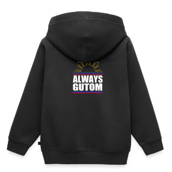 Philippinisch Philippinen - Kinder Premium Organic Hoodie - Schwarz - Hinten - AI Model Kid Male (0cm)