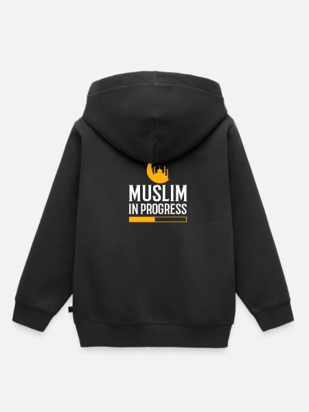 Muslim - Kinder Premium Organic Hoodie - Schwarz