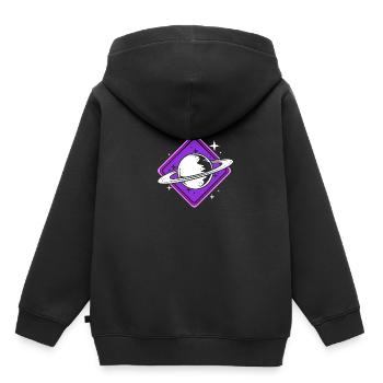 Solar System Universe - Kids Premium Organic Hoodie - black - Back - AI Model Kid Male (0cm)