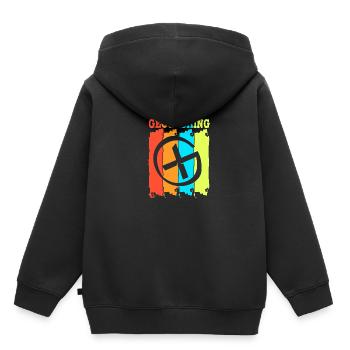 Geocaching Geocache Geocacher - Kids Premium Organic Hoodie - black - Back - AI Model Kid Male (0cm)