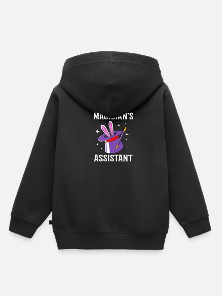 Zauberer - Kinder Premium Organic Hoodie - Schwarz