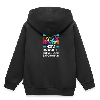 Daycare Center Education Educator Educator - Kids Premium Organic Hoodie - black - Back - AI Model Kid Male (0cm)