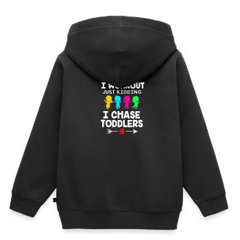 Daycare Center Education Educator Educator - Kids Premium Organic Hoodie - black - Back - AI Model Kid Male (0cm)