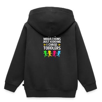 Kindergarten Education Educator Educator - Kids Premium Organic Hoodie - black - Back - AI Model Kid Male (0cm)