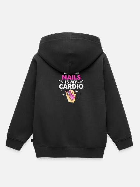 Kosmetikerin - Kinder Premium Organic Hoodie - Schwarz