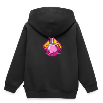 Kosmetikerin - Kinder Premium Organic Hoodie - Schwarz - Hinten - AI Model Kid Male (0cm)