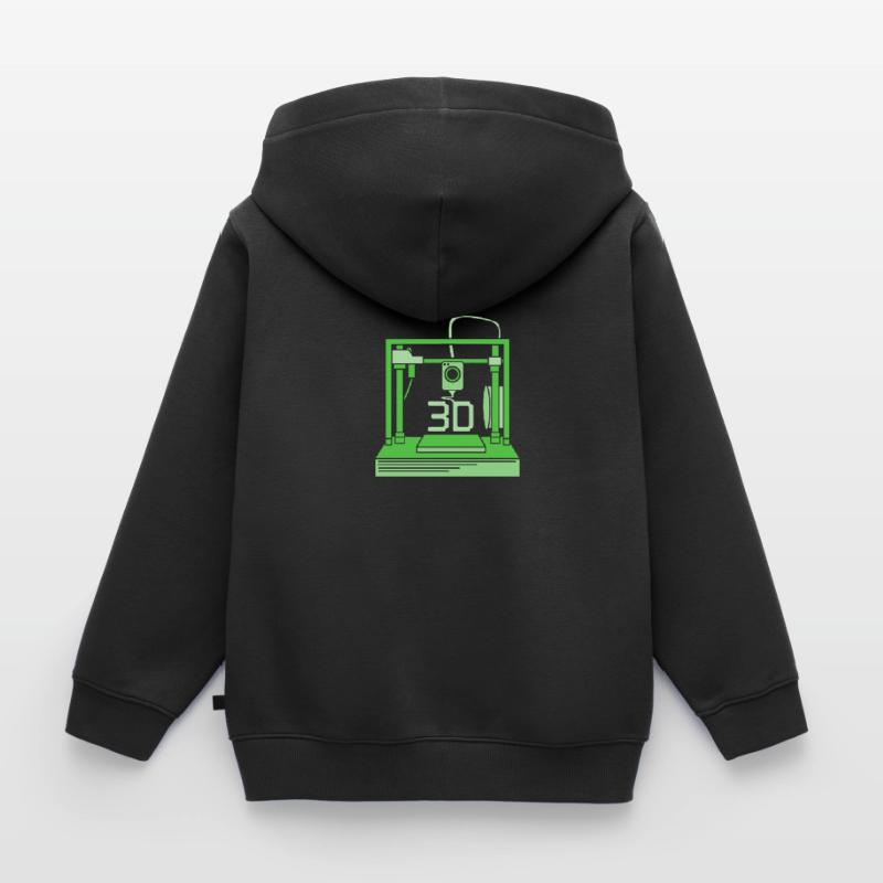 Impression 3D Impression Prototype Sweat Premium à capuche enfant bio