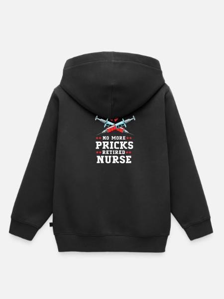Krankenschwester Rente - Kinder Premium Organic Hoodie - Schwarz