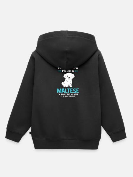 Malteser - Kinder Premium Organic Hoodie - Schwarz
