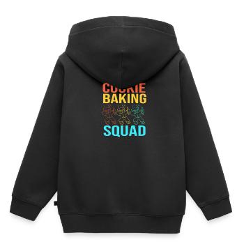 Lebkuchenmann Lebkuchenherz Lebkuchen Naschen - Kinder Premium Organic Hoodie - Schwarz - Hinten - AI Model Kid Male (0cm)