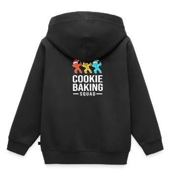 Lebkuchenmann Lebkuchenherz Lebkuchen Naschen - Kinder Premium Organic Hoodie - Schwarz - Hinten - AI Model Kid Male (0cm)