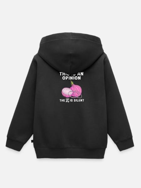 Zwiebel - Kinder Premium Organic Hoodie - Schwarz