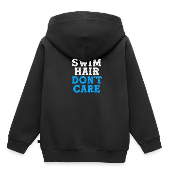 Swimming Swimmers Swimming Pool Swimming Instructors - Kids Premium Organic Hoodie - black - Back - AI Model Kid Male (0cm)