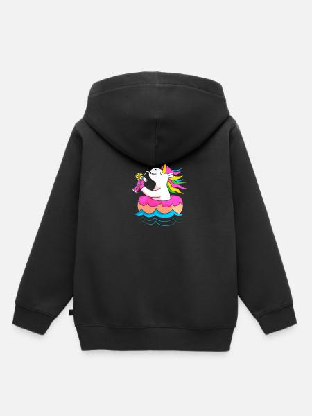 Pool Party - Kinder Premium Organic Hoodie - Schwarz