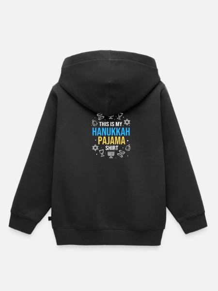 Chanukkah - Kinder Premium Organic Hoodie - Schwarz