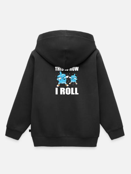 Chanukkah - Kinder Premium Organic Hoodie - Schwarz