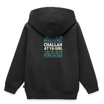 Hanoucca - Sweat Premium à capuche enfant bio - noir - Dos - AI Model Kid Male (0cm)