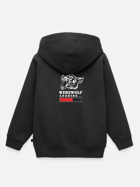 Werwolf - Kinder Premium Organic Hoodie - Schwarz