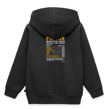 Pasteur - Sweat Premium à capuche enfant bio - noir - Dos - AI Model Kid Male (0cm)