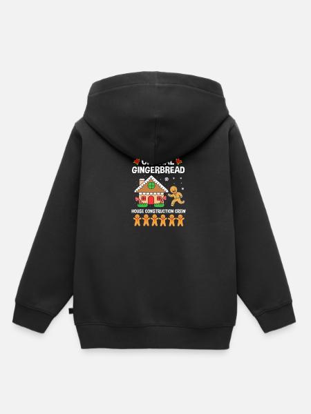 Lebkuchenmann Lebkuchenherz Lebkuchen Naschen - Kinder Premium Organic Hoodie - Schwarz