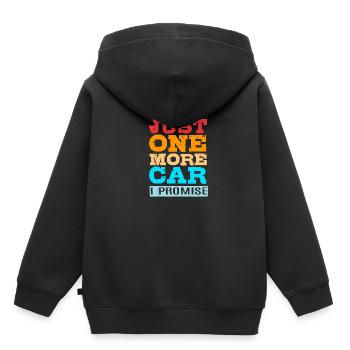 Autofahrer - Kinder Premium Organic Hoodie - Schwarz - Hinten - AI Model Kid Male (0cm)