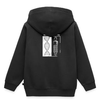 Autofahrer - Kinder Premium Organic Hoodie - Schwarz - Hinten - AI Model Kid Male (0cm)