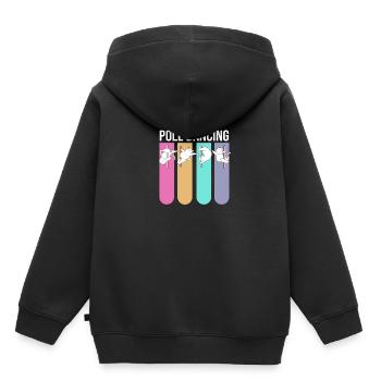Pole Dance - Kinder Premium Organic Hoodie - Schwarz - Hinten - AI Model Kid Male (0cm)