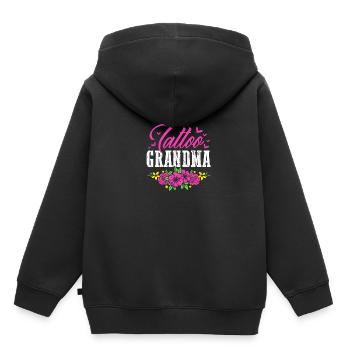 Tattoo Artist Tattoo Artist Tattooed Tattoo - Kids Premium Organic Hoodie - black - Back - AI Model Kid Male (0cm)