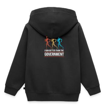 Marathon Marathon Runner - Kids Premium Organic Hoodie - black - Back - AI Model Kid Male (0cm)