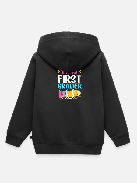Erstklässler - Kinder Premium Organic Hoodie - Schwarz