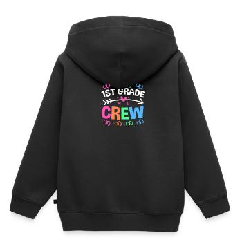 Erstklässler - Kinder Premium Organic Hoodie - Schwarz - Hinten - AI Model Kid Male (0cm)