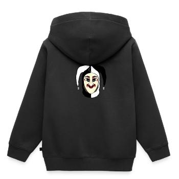Ueli Maske Basel Fasnacht Morgenstreich Basel - Kids Premium Organic Hoodie - black - Back - AI Model Kid Male (0cm)